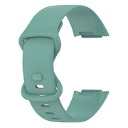 fitbit charge 5 strap in silicone army green
