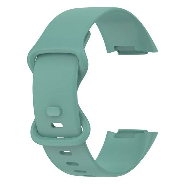 fitbit charge 5 strap in silicone army green
