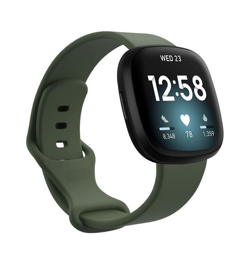 army green secure pin tuck fitbit versa 3 band

