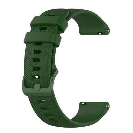 army green silicone wristband for garmin forerunner 255
