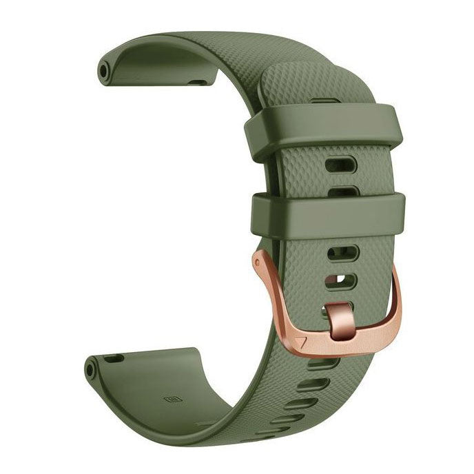 army green textured strap for garmin forerunner 55
