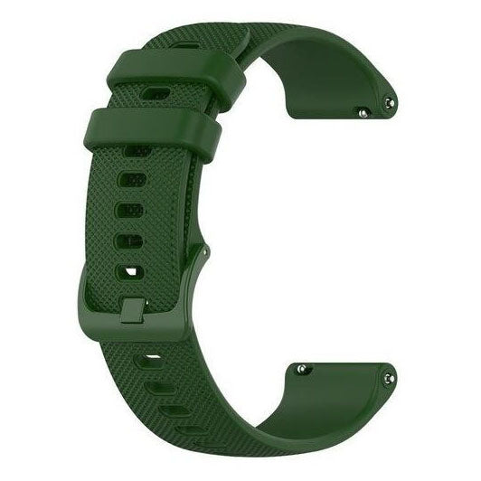 army green garmin vivomove 3s strap textured design

