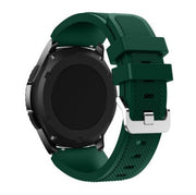 army green textured silicone strap for huawei watch 2
