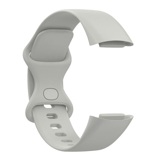 soft silicone fitbit charge 5 band beige
