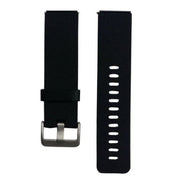 black fitbit blaze band textured silicone
