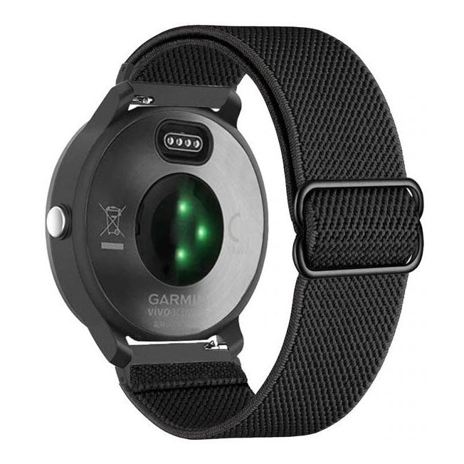 black nylon strap for garmin forerunner 245

