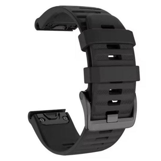 black garmin marq aviator strap durable silicone build
