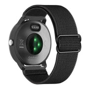black garmin vivoactive 3 strap retro loop clasp
