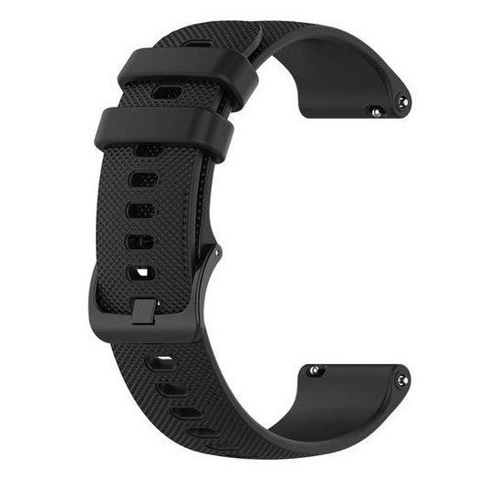 black garmin vivomove 3s strap side view
