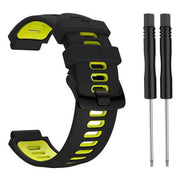 black yellow garmin approach s6 strap silicone replacement
