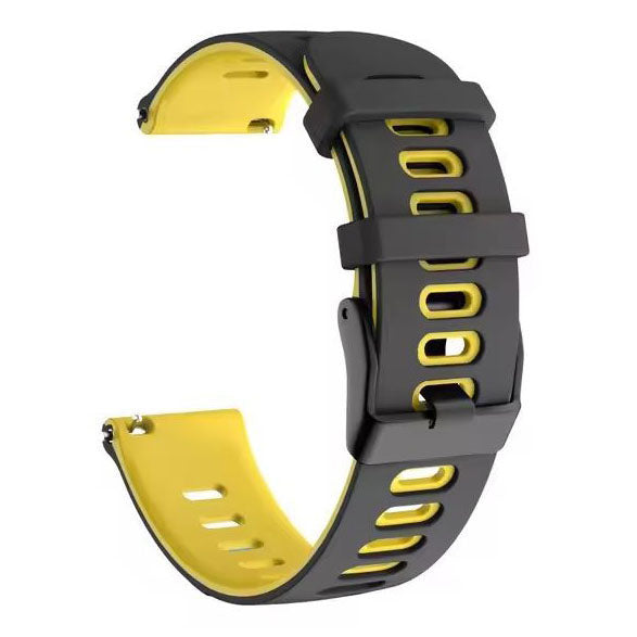 stylish garmin forerunner 245 music strap black yellow
