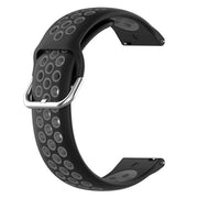 black grey buckle silicone strap fitbit versa 2

