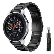 black steel strap for garmin forerunner 55 watch
