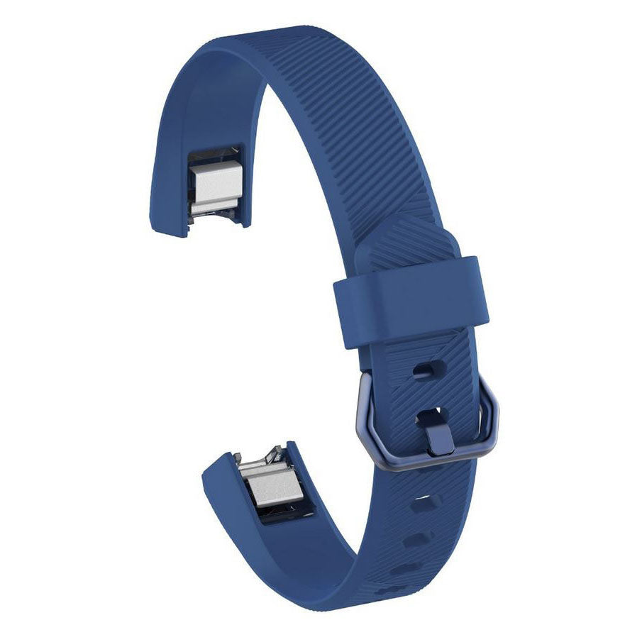 comfortable silicone fitbit alta strap blue
