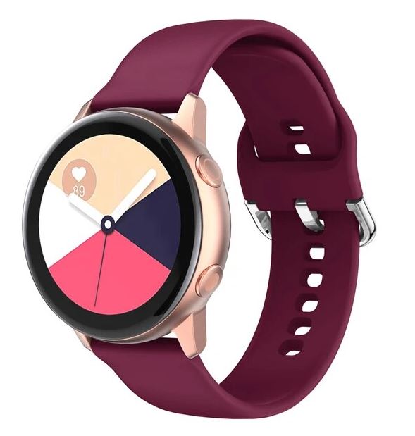 burgundy garmin forerunner 158 strap silicone buckle
