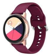 burgundy garmin vivoactive 3 strap silicone design
