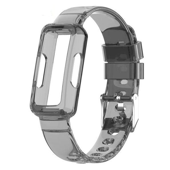 clear black fitbit Ace 3 band with protective case

