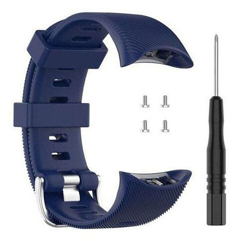 dark blue replacement garmin forerunner 45 silicone strap
