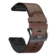 dark brown garmin foreunner 935 band close view
