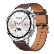 dark brown garmin venu 2 leather strap with buckle
