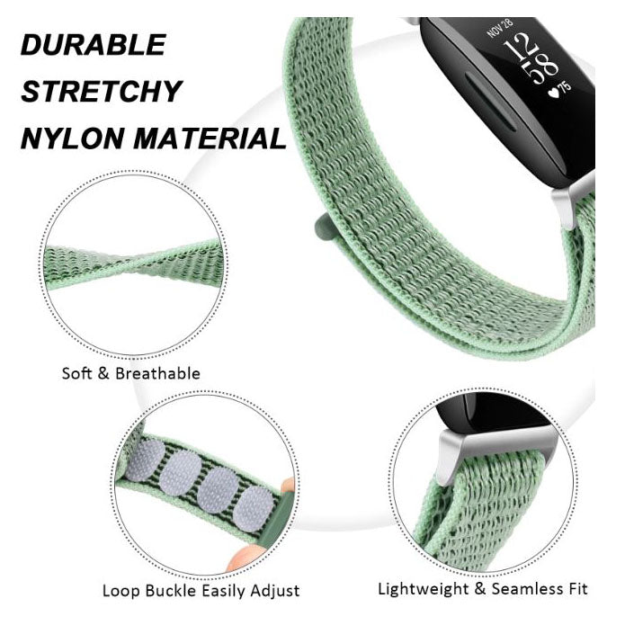 fitbit ace 3 nylon strap on wrist
