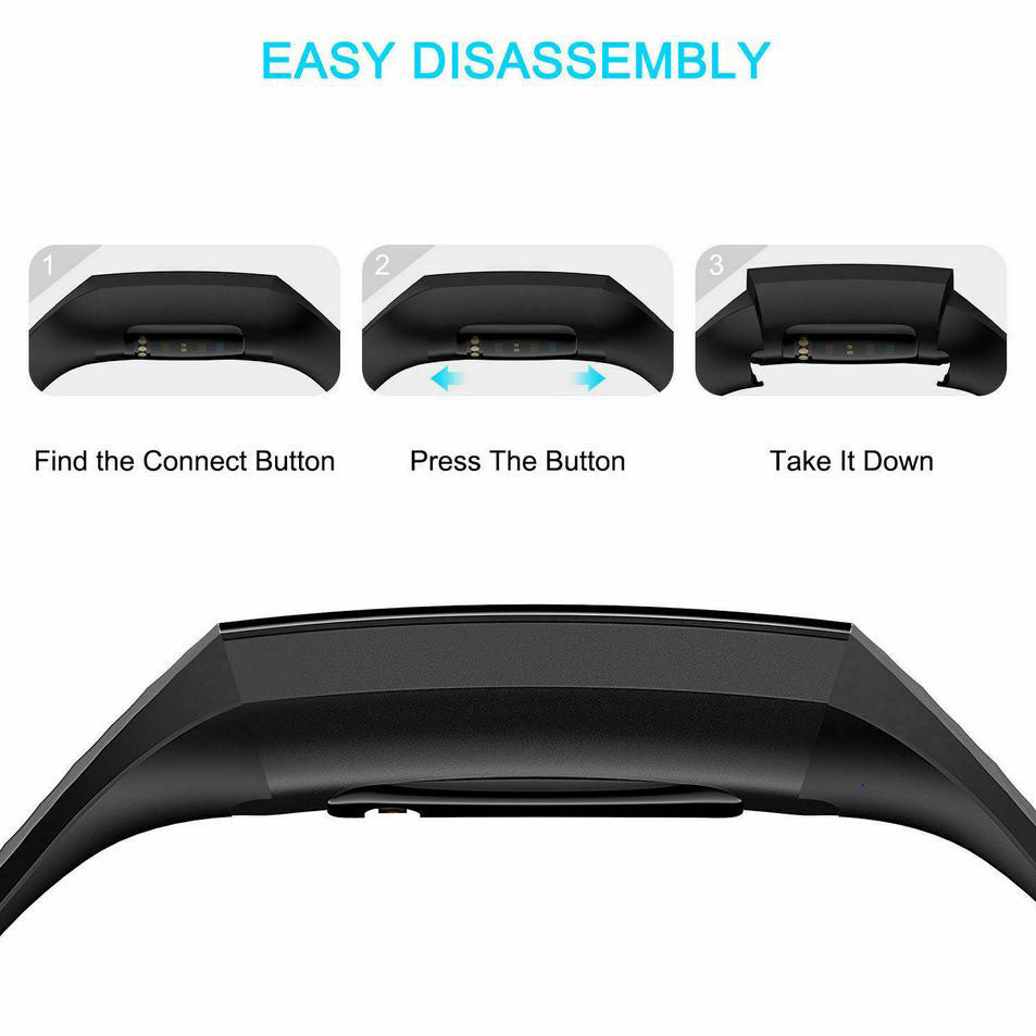 diamond textured fitbit charge 4 strap
