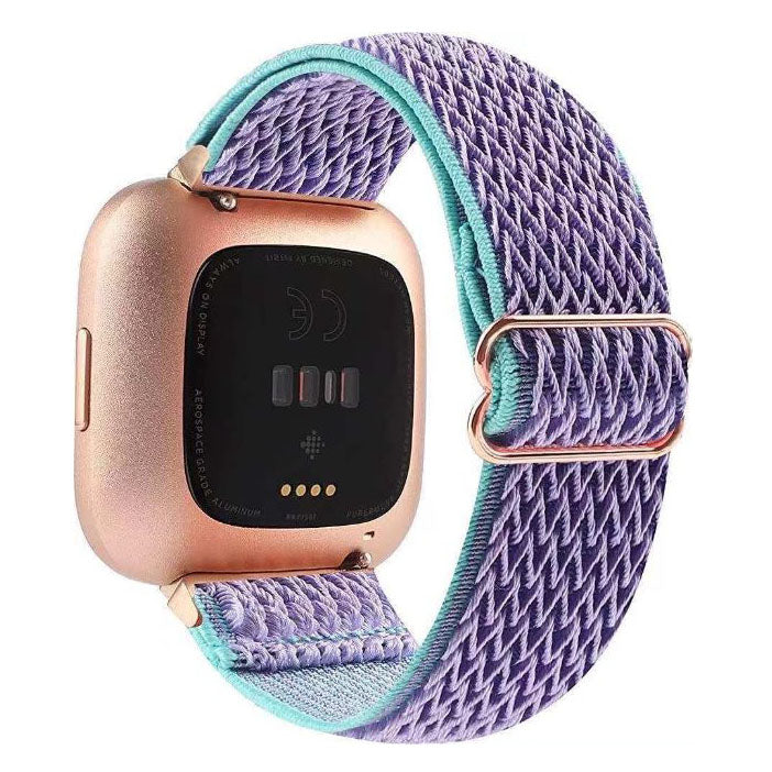 fitbit versa 2 loop clasp strap purple