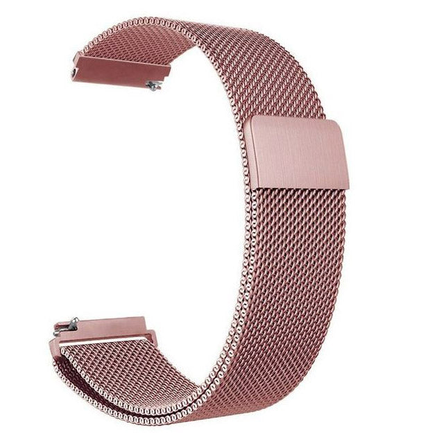 rose pink fitbit versa 3 breathable mesh strap