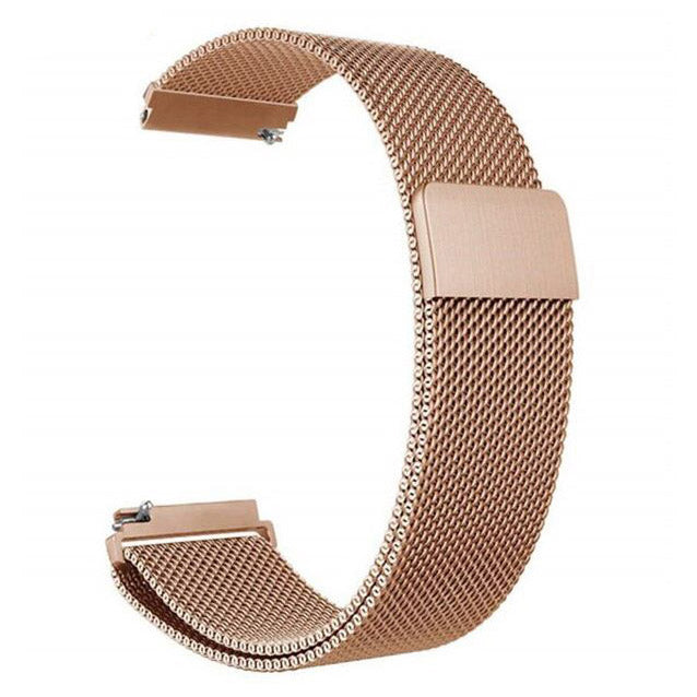 steel band for fitbit versa 3 rose gold