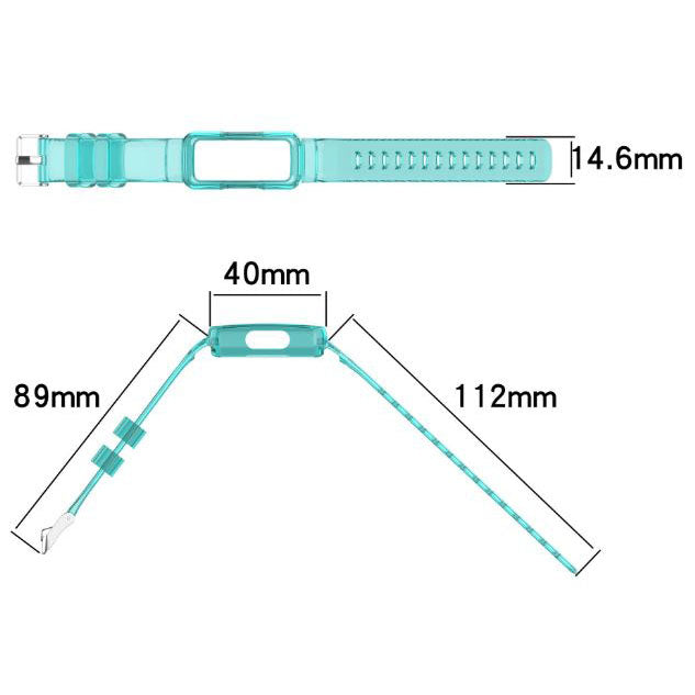 watch strap for fitbit Ace 3 clear
