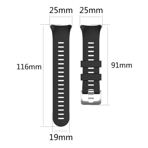 garmin forerunner 45 strap with chrome buckle
