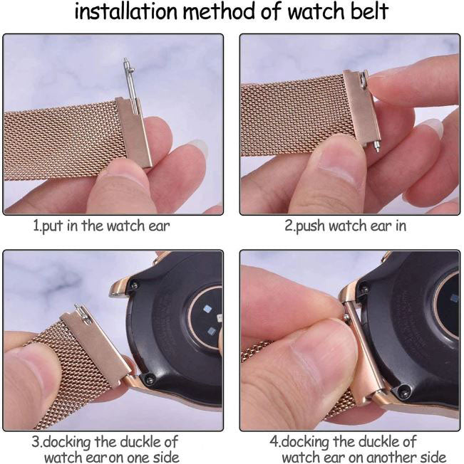 milanese strap for garmin forerunner 55
