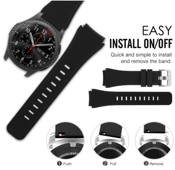 grooved silicone garmin venu 2 band
