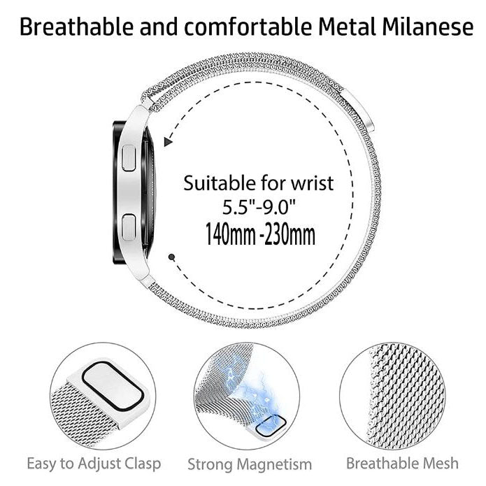 luxury garmin vivoactive 3 strap stainless steel
