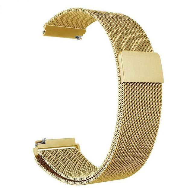 fitbit versa 3 magnetic steel strap 
gold