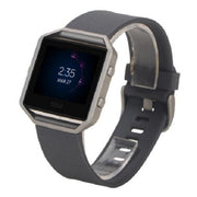 grey classic silicone fitbit blaze band
