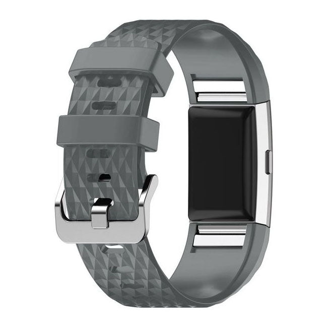 grey fitbit charge 2 band premium finish
