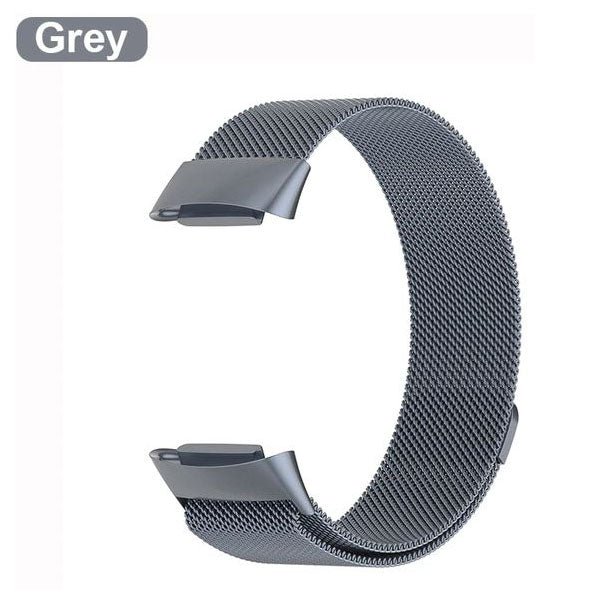 grey magnetic clasp fitbit charge 5 band

