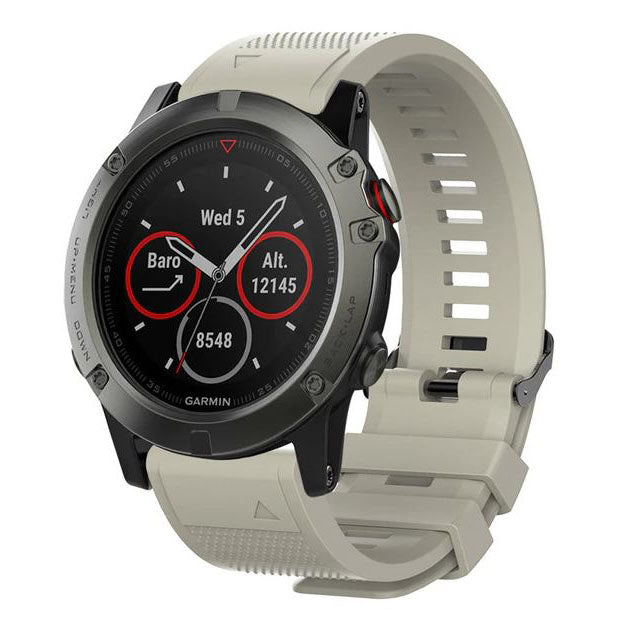 grey premium strap for garmin instinct 2s buckle
