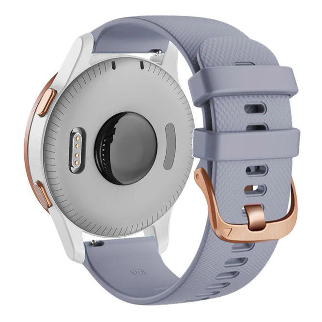 grey Premium Garmin Venu 3S strap textured silicone

