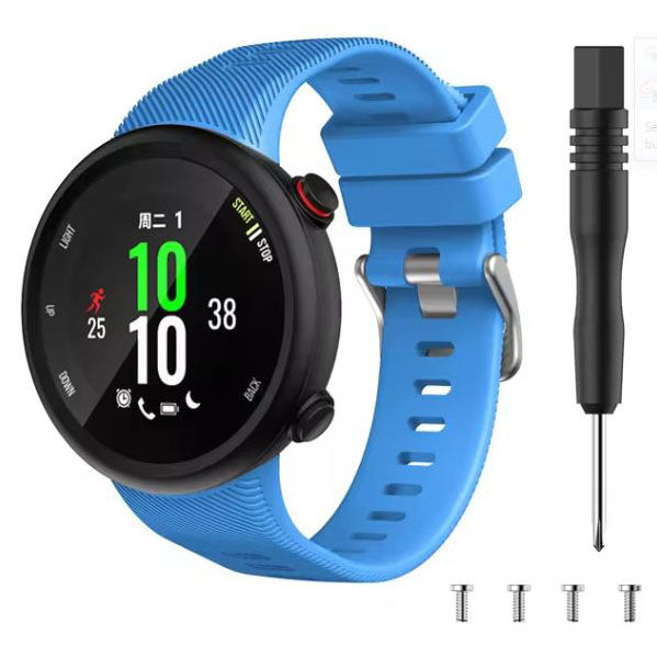 light blue garmin forerunner 45 strap premium quality

