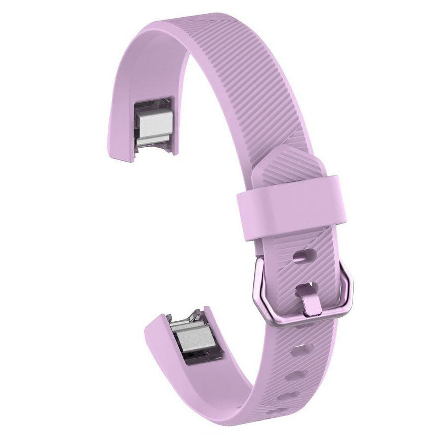luxury fitbit alta strap in silicone light purple
