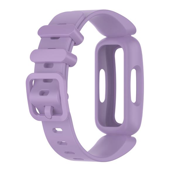 light purple classic fitbit Ace 3 strap with buckle
