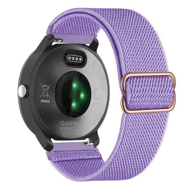 lilac garmin vivoactive 5 nylon strap loop
