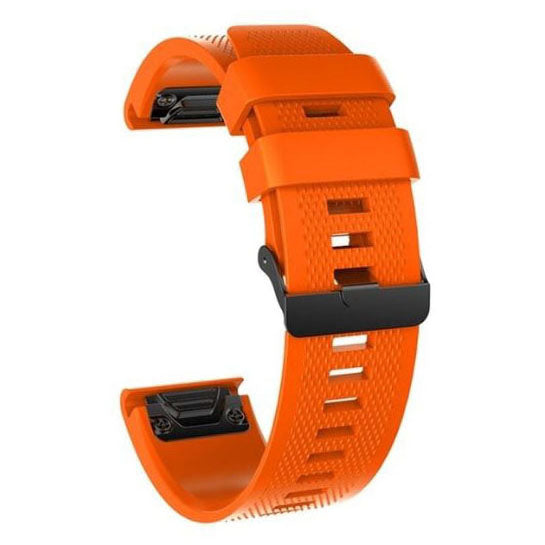 orange garmin fenix 6x strap rugged design
