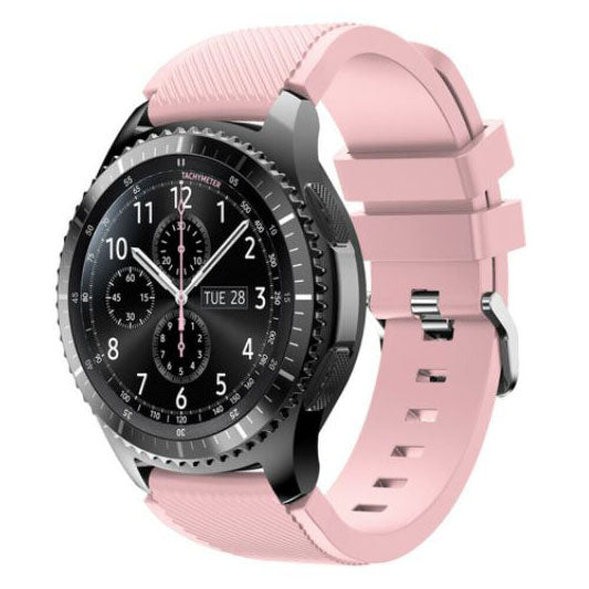 pink secure buckle garmin forerunner 255 silicone strap
