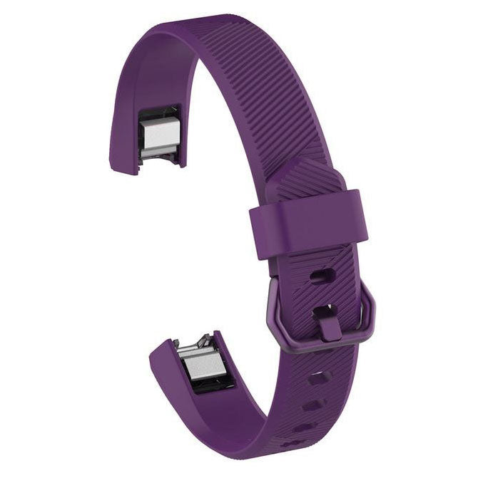 purple fitbit alta strap soft silicone finish
