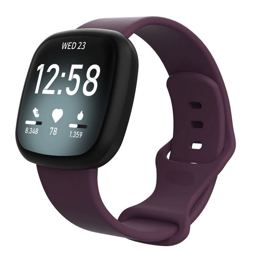 purple high quality fitbit versa 3 band

