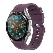 Purple silicone strap for samsung galaxy watch 3
