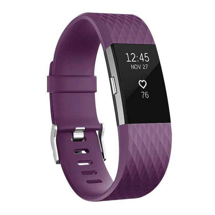 fitbit charge 2 band with buckle purple
